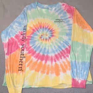 Simple Southern, Tie Dye shirt.
